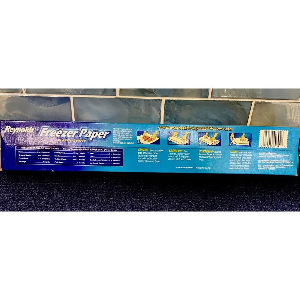 2008 Reynolds FREEZER PAPER Plastic Coated 150‎ Sq Ft New Sealed NOS 18